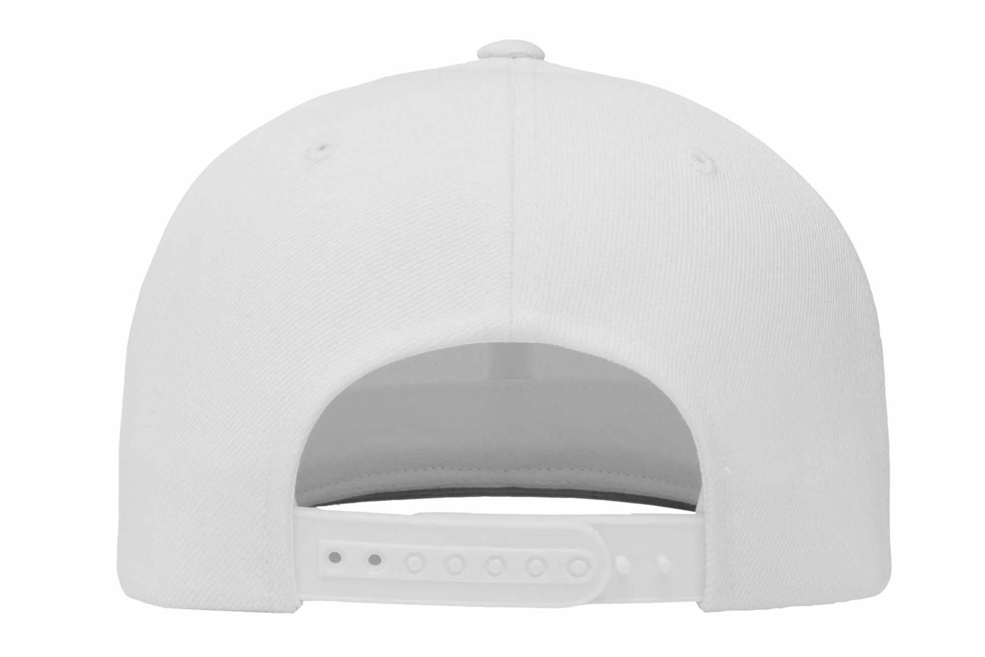 Gorra Flexfit Snapback Plana 6089M 6 Paneles White
